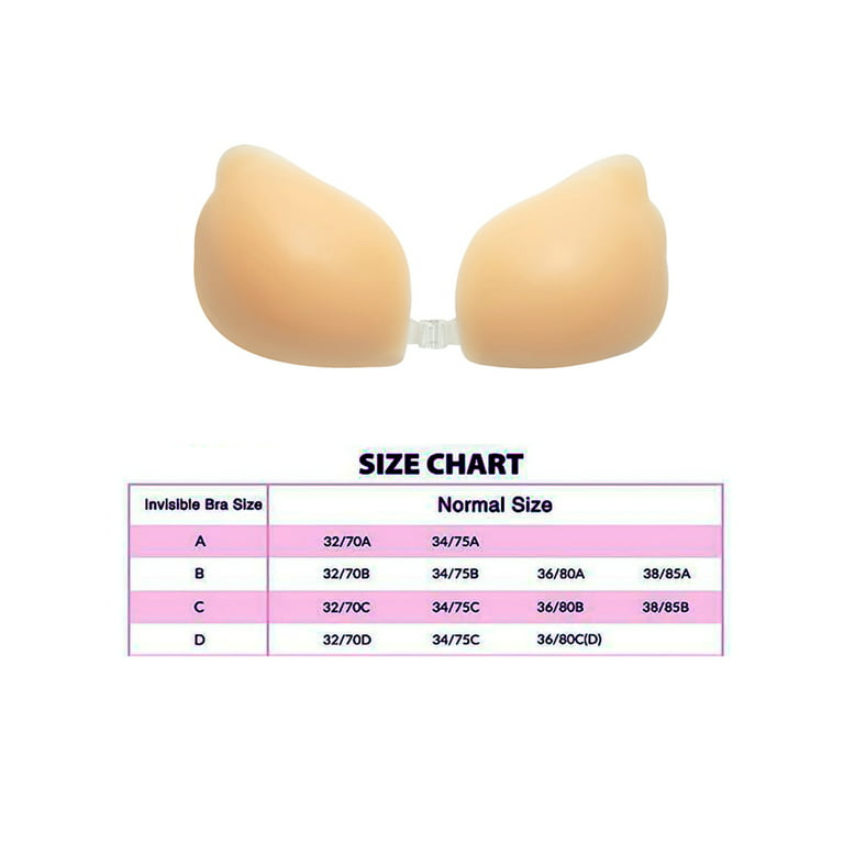 Silicone Invisible Push Up Bra Backless Strapless Bra Sticky Bras