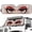 Red Eyeshadow Eyes, variant on Chririnla Red Heart Windshield Sun Shade for 2007-2023 Wrangler Rubicon Sahara TJ JK JKU 2 & 4 Door, Foldable Windshield Sunshade Sun Visor Blocks UV Rays, Front Window Shield