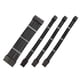 thumbnail image 2 of Cable de extensión de PSU, fuente de alimentación para computadora de escritorio, juego de cables de nailon, 24 pines, 4 + 4 pines, 6 + 2 pines, juego de cables, negro Jumpingount EL002143-05, 2 of 2
