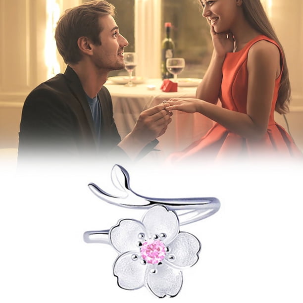 Anillos para mujer, regalos para mujer, exquisita joyería de compromiso de boda para mujer, regalo de boda, pendientes de aleación