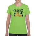thumbnail image 1 of Witches Be Crazy. Lettering T-Shirt Women -Image by Shutterstock, Female 5X-Large, 1 of 4