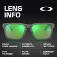 thumbnail image 4 of Oakley OO9102 Holbrook Square Shaped Polarized Sunglasses for Men - Includes Official Eyewear Kit - Woodgrain Frame with Prizm Shallow Water Lens, 4 of 6
