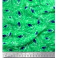 thumbnail image 1 of Soimoi Green Cotton Poplin Fabric Watercolor Floral Print Fabric by The Yard 56 Inch Wide, 1 of 1