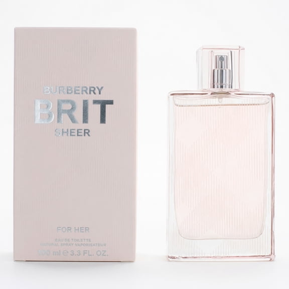 Burberry Brit Sheer Eau De Toilette Spray 3.3 Oz / 100 Ml