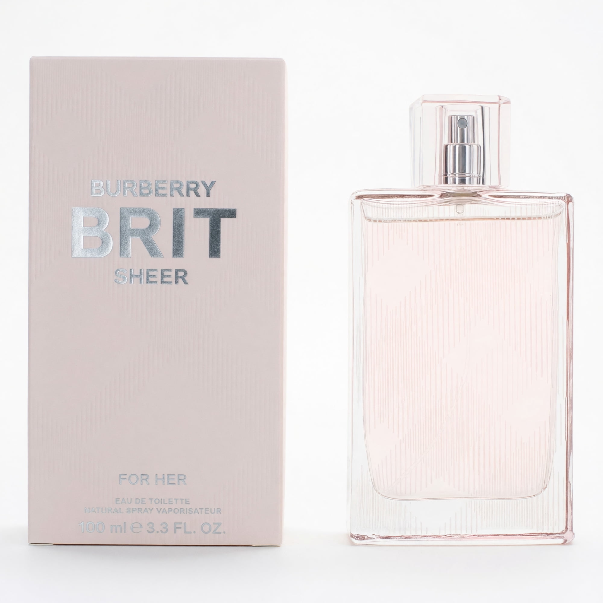 Burberry Brit Sheer Eau De Toilette Spray 3.3 Oz / 100 Ml