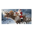 thumbnail image 2 of Riforla Holiday Cheer Garage Festive Christmas Banner with Bright Colors Festive Design Perfect for Auto Enthusiasts Home Garages Easy Hanging Durable Material Flags Banners Accessories G, 2 of 5