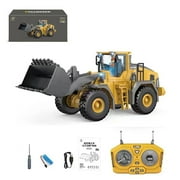 RC Excavator Toys,Remote Control Excavator Toys,2.4ghz Remote Control Construction Vehicle Set,with Cool Lights/Sounds,680 Rotation/Metal Shovel,15 Channel RemoteControl Construction Toy for Adult