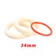 thumbnail image 2 of 2 esponjas de aceite para horquilla delantera RISK, anillo de espuma sellado con absorción de polvo y aceite (34 mm), 2 of 7