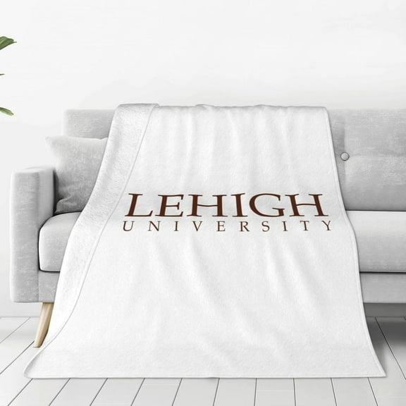 Lehigh University Logo Queen Blanket Lightweight Blanket for Bed, Sofa Microplush - Ultra Soft Warm Blanket