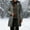 Dark Gray, variant on Jacket for Women Women's Coat Christmas Gift for Parents Women Casual Loose Colorblock Fashion Long SlSeeved Hooded Coat Fall and Winter for Outdoor Activities and Hiking
