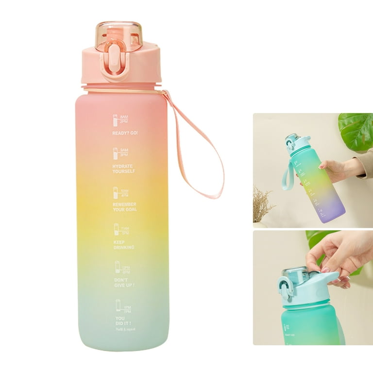 Kids Water Bottle with Times to Drink | 24oz BPA-Free Reusable Water  Bottles with Time Marker | Dura…See more Kids Water Bottle with Times to  Drink 