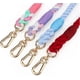 thumbnail image 3 of Hund MultiFunctional Handwoven Gradient Dog Leash Outdoor Walking Training Rope Round Cotton Cat Dog Lead Pet Products (Purple, 120cm x 1.2cm), 3 of 5
