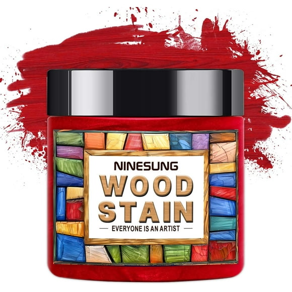 Wood Dye Powder, Wood paint - Just add water - Water based - For indoor and outdoor wood crafts - Quick drying - 2 ounces of wood dye powder makes 2.2 gallons of dye (Mahogany, 2 ounces)