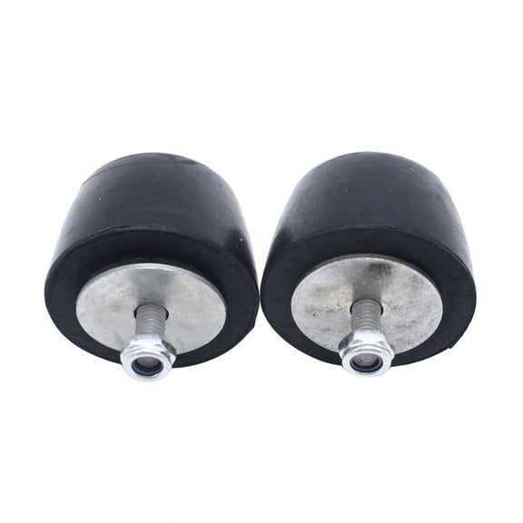 2Pcs Black Rubber Bumper Cushion Hood Bump Stop Replacement for YJ JK 1987-2018