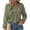 *Army Green, variant on ClodeEU Women's Long Sleeve Henley Button Shirt ,Casual Loose Fit Classic Blouse Army Green,Womens Plus XXL