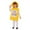 Yellow, variant on FYEGRE Elegant Kids Halloween Food Theme Outfit Role Play Dress For School Party Performance And Stage Show Yellow 3-4 Years