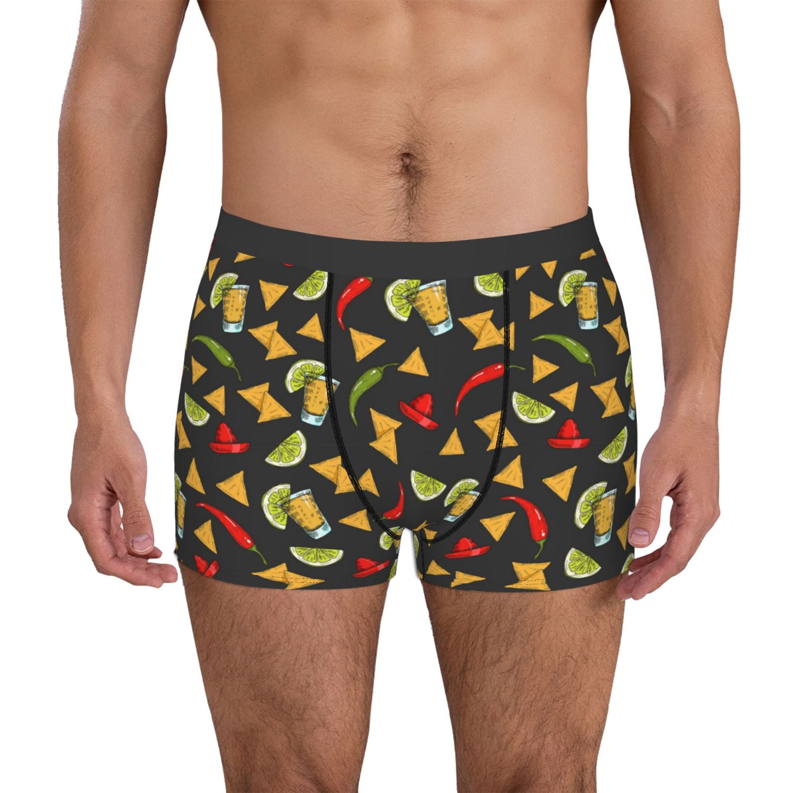 Naloa Mexican Food Beer Print Mens Underwear - Boxers for Men, Mens ...