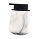 thumbnail image 2 of Dispensador de jabón de cerámica, dispensador de loción reutilizable para baños de hotel. Negro blanco, 2 of 9