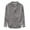 Gray, variant on WREESH Men's Casual Solid Button Down Shirts Long Sleeve with Rounded Neckline, Solid Color for a Versatile Layering Piece Gray