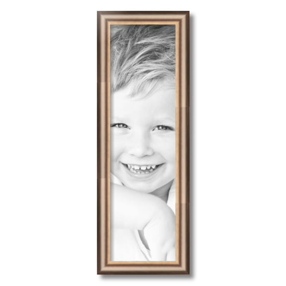 ArtToFrames 7x24" Anique Silver Picture Frame, Silver Wood Poster Frame, with Regular Acrylic and 2 (FBPL-4964)
