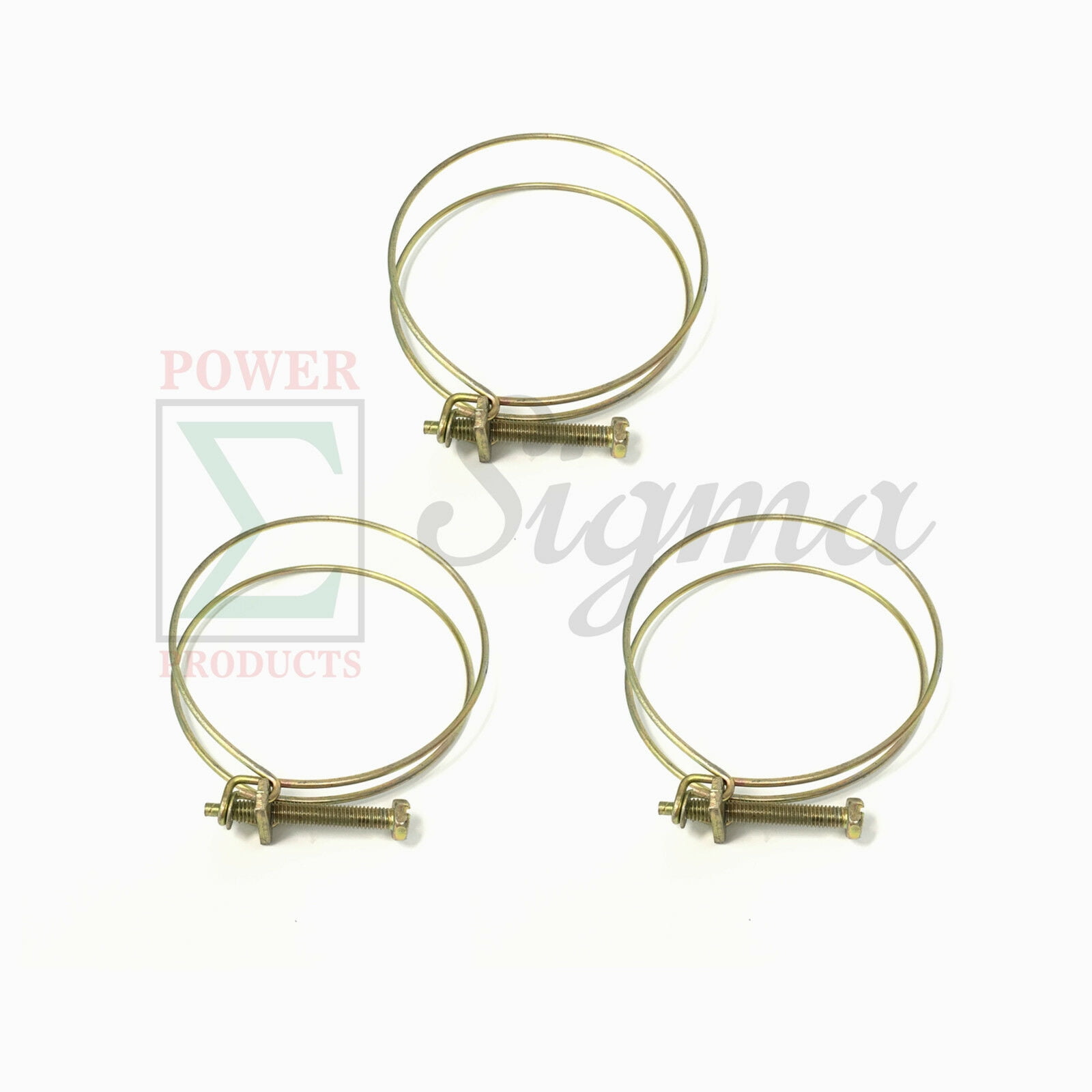 3PC Hose Clamps For Predator 2" In. 212cc Gas Engine SemiTrash Water Pump 63405 and Champion