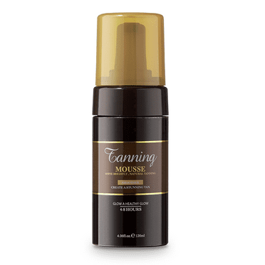 Self Tanner Mousse Long Lasting Waterproof Sunless Tanning Mousse for Face and Body