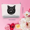 thumbnail image 4 of Crazy Cat Lady Makeup Bag Cat Lover Cosmetic Bags Gifts Cat Mom Gifts For Birthdays, 4 of 5