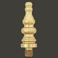 thumbnail image 2 of Renovators Supply Brass Large Cabinet Door Hinge Finial Pair 1.5 in Kitchen Cabinet Hinge Finial w/Steeple Tip, 2 of 2