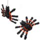 thumbnail image 2 of Halloween Hanging Spider Decor with Black Plastic Garland for Indoor Outdoor Decoration Create Frightening Atmosphere 2Pcs, 2 of 5