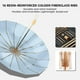 thumbnail image 2 of Sombrilla Plegable Compacta UPF 50+ - Protección Solar Y Lluvia, 16 Varillas De Fibra De Vidrio, Resistente Al Viento, Ideal Para Viaje Y Golf, 2 of 14