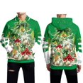 thumbnail image 4 of Sudadera con capucha navideña para hombre, con estampado 3D, con diseño festivo de Papá Noel, muñeco de nieve y vacaciones, informal, de gran tamaño, 4 of 5