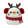 thumbnail image 2 of Peluche navideño para abrazar, regalo de fiesta de Navidad, decoración del hogar, adorable caricatura forma de muñeco de nieve, 2 of 8
