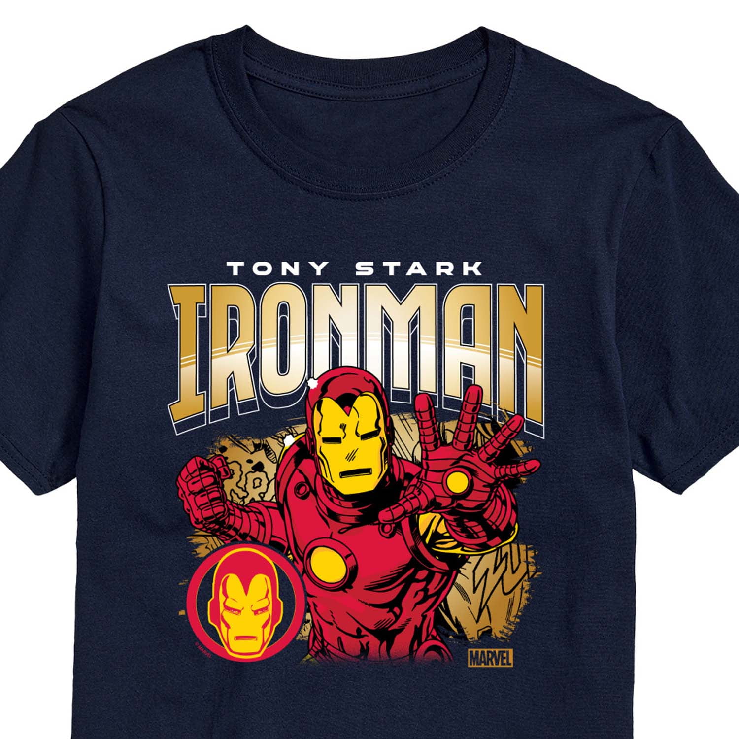 Marvel Iron Man - Tony Stark - Men's Short Sleeve Graphic T-Shirt