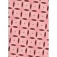 thumbnail image 1 of Ahgly Company Machine Washable Indoor Rectangle Transitional Red Area Rugs, 5' x 8', 1 of 7