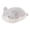 Gray, variant on Crouching Cat Plush – Soft Ginger Cat Stuffed Animal with High-Elastic PP Cotton – Kawaii Cat Pillow for Relaxation, Nap, Home Decor – Yellow