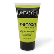 Mehron Makeup Fantasy FX Cream Makeup | Water Based Halloween Makeup | Ogre Green Face Paint & Body Paint For Adults 1 fl oz (30ml) (OGRE GREEN)