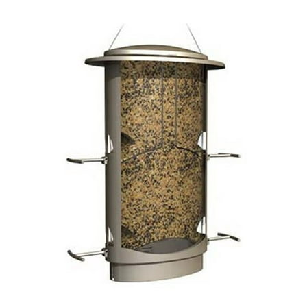 Squirrel-X 11 Gray-Colored X-1 Squirrel-Proof 4.2 Pounds Capacity Bird Feeder