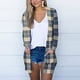 thumbnail image 1 of Puntoco, camiseta de manga larga a la moda para mujer, cárdigan de Navidad con frente abierto de otoño, prendas de vestir exteriores holgadas, blusa estampada, abrigo, tops con bolsillos Puntoco Puntoco-6489, 1 of 5