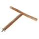 thumbnail image 1 of Soporte de madera para loros ANGGREK Percha en forma de T, 1 of 7