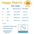 thumbnail image 2 of Adecuado para niños de 1 a 2 años: Happy Cherry, sombrero para el sol para niños, sombrero de pescador de verano para niños y niñas, protección solar anti-UV para playa, vacaciones, viajes, gorro ple, 2 of 5