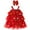 Red strap, variant on WIBACKER 6M-6T Toddler Baby Girl Christmas Dress With Headband Kids Star Sequins Layered Tulle Dress Girls Cake Smash Xmas Tree Dresses
