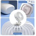 thumbnail image 3 of Folding Digital Handheld Fan 3600mAh Desktop Mini Fan USB Rechargeable Summer Cooling Fan,Simple Wh, 3 of 5