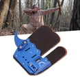 thumbnail image 4 of Archery Finger Tab Right Hand, Protecting Fingers Rustic Blue Moderate Thickness Archery Finger Tab  for Hunting Enthusiasts for Shooting Practice M Fits 18-19CM Palm Bottom, 4 of 7