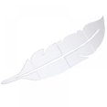 thumbnail image 2 of Feather Shaped Removable Wall Decal, Surface Applique For Bathroom Decor,Wall Arts Decals Decors, 2 of 8