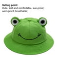 thumbnail image 6 of Cute Frog Bucket Hats Parent-Child Hats, Wide Brim Fisherman Hats, Bucket Summer Sun Protection Anti UV Hats,  Family Matching Hats for Parent and Kid, 6 of 8