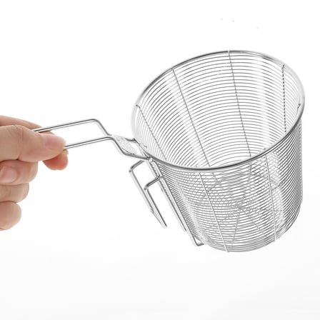 CTIRCHIU Stainless Steel Fryer Basket and Noodle Strainer, 1 Pack for Kitchen Use