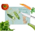 thumbnail image 2 of Carolines Treasures BB7641LCB Welcome Friends Yorkie Glass Cutting Board, Large, 2 of 2