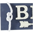 thumbnail image 4 of DecMode Blue Wood Beach Sign Wall Decor, 4 of 7