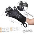 thumbnail image 2 of Guantes resistentes al calor Manoplas de silicona para horno Cocina Parrilla Protector de antebrazo Antideslizante Impermeable con capa interna de algodón para cocinar Hornear Barbacoa al aire libre JFHHH pequeña, 2 of 5