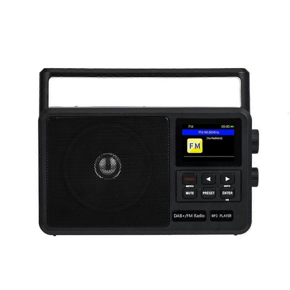 Internet Digital Radio Portable FM Radio Dual Power Modes Pocket Retro Radio US PLUG